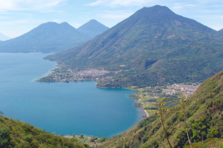 Aerial-View-San-Juan-Lake-Atitlan-Guatemala